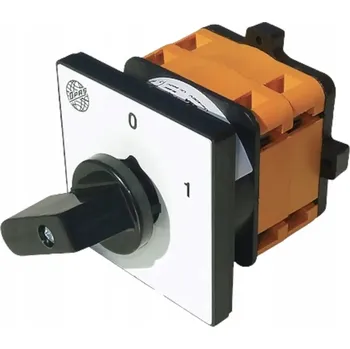 Vrták Otočný přepínač 0-1, ZAPNUTO / VYPNUTO, 1-2-3-4 pólů, 10-100A 63A3 pólů