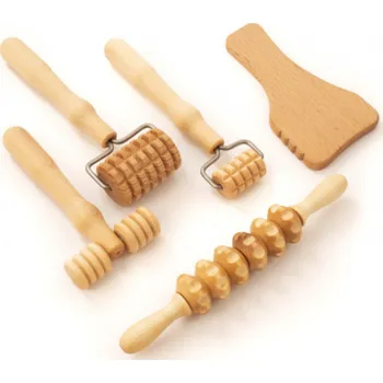 Masážní přípravek Sada pro maderoterapii obličeje