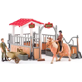 Figurka Faunica - Koně set, Malá stáj s koněm a příslušenstvím