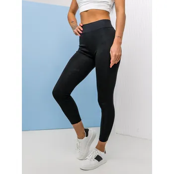 Dámské oblečení Černé dámské legíny Bolf YW01001 - M