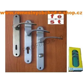 Dveřní kování Klika Simona,ni-broušený roz.90 (Klika Simona,obyč.klíč)