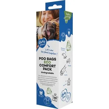 sáček na exkrement Duvo+ Biologicky rozložitelné sáčky na exkrementy v krabičce (300 sáčků) 23x33