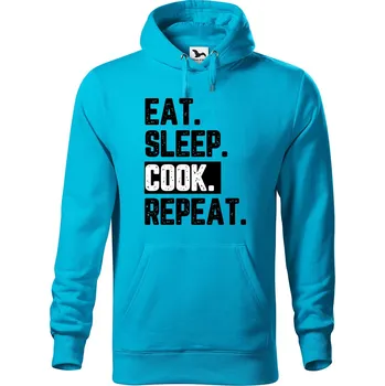 Pánská mikina Pánská mikina s potiskem Cook Velikost (muž): 2XL, Vyberte barvu: Tyrkysová