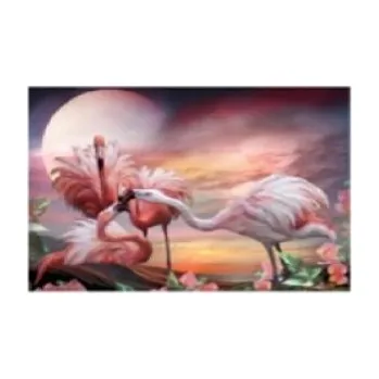 Obraz Malování Podle Čísel PLAMEŇÁCI S RÁMEM 40x50 OBRAZ