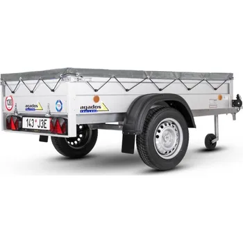 Plachta na motorové vozidlo Plachta přes bočnice Handy 3, šedá recykl.