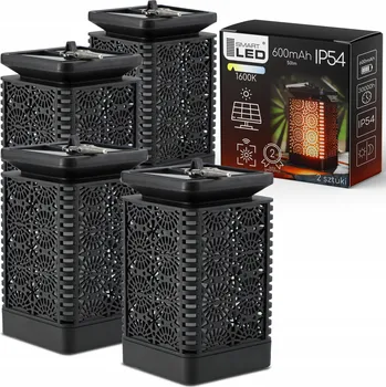 Venkovní osvětlení Solární Zahradní Lampa LED Závěsná Stojací Lucerna Efekt Plamene