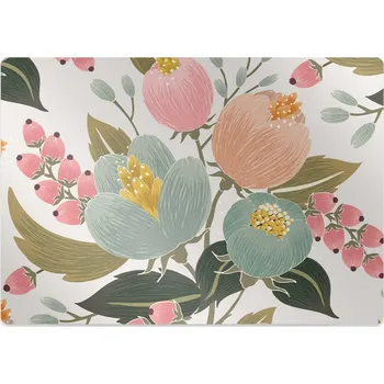 Podložka pod nábytek Podložka pod kolečkovou židli malované květiny