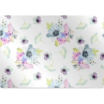 Podložka pod nábytek Ochranná podložka pod židli fialové květy