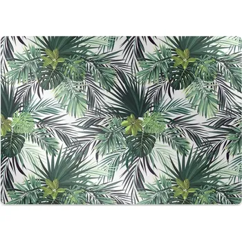 Podložka pod nábytek Ochranná podložka pod židli Zelené listy