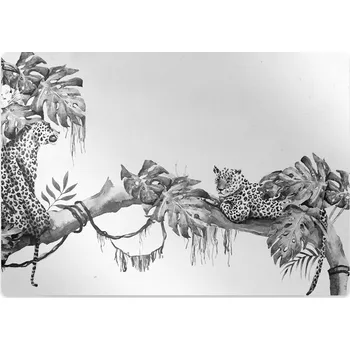 Podložka pod nábytek Podložka pod kancelářskou židli Gepardi na větvi