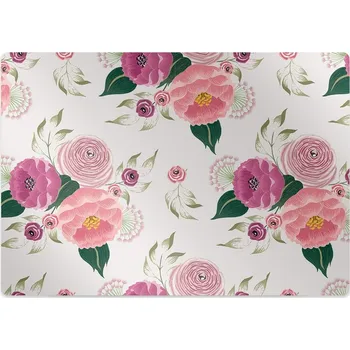 Podložka pod nábytek Podložka pod kancelářskou židli růžové květy