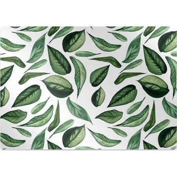 Podložka pod nábytek Ochranná podložka pod židli Zelené listy