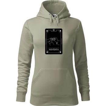 Pánská mikina Dámská mikina Nevěsta tarot Velikost (žena): M, Vyberte barvu: Světlá khaki