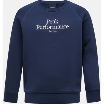 Dívčí mikina MIKINA PEAK PERFORMANCE JR ORIGINAL CREW BLUE SHADOW