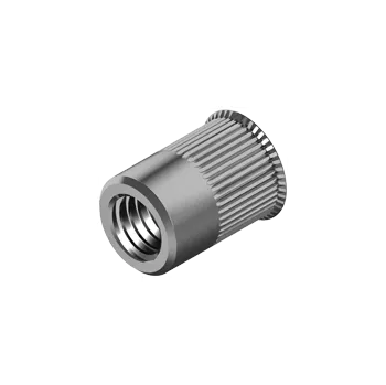 Nýt nerez_solar_martim Nýtovací matice redukovaná zápustná hlava, rýhované W9314 nerez A2 Varianta: Nýtovací matice redukovaná záp. hlava, rýhované W9314 - A2 M6X14 - CR: 0,5-3 mm