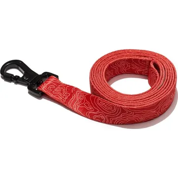 Vodítko pro psa Explorer dog Vodítko Vrstevnice Červená L - 170x2,5 cm