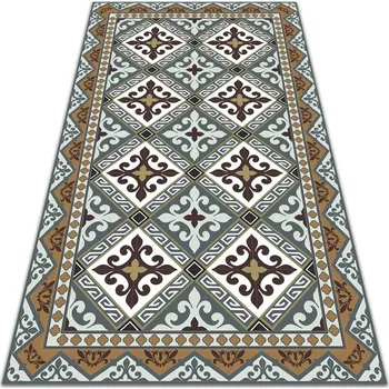 Koberec Univerzální vinylový koberec Geometrické květiny
