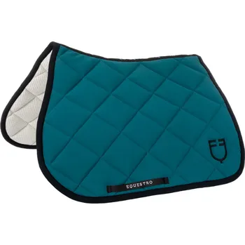 EQUESTRO Dečka podsedlová Black Line Equestro, skoková, petrol FULL