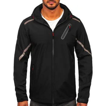 Černá pánská přechodová softshellová bunda Bolf HSS037 - M