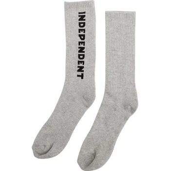 Pánské ponožky INDEPENDENT ponožky - Baseline Mid Crew Socks Grey Hthr 9-11 1 Pair (152324)