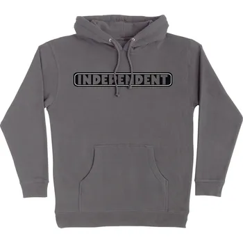 Pánská mikina INDEPENDENT mikina - Bar Logo P/O Hooded Heavyweight Charcoal (154294) velikost: XL