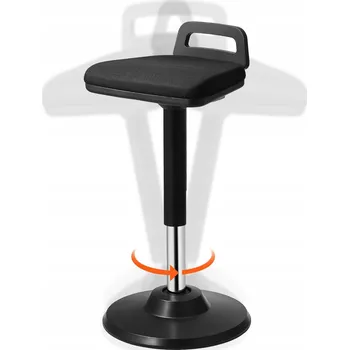 Barová Židle Vevor černý 87,5 cm umělá kůže