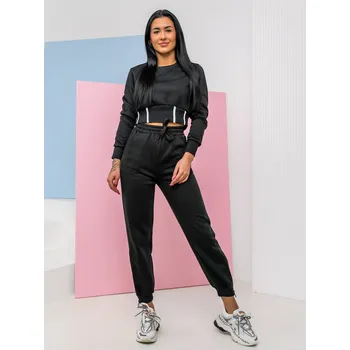 Černá dámská tepláková souprava oversize dvoudílná Bolf 8C78 - S