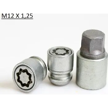 Matice na kolo Pojistné kolové matice M-BLOCKY AM215 M12x1,25 zavřená, kužel, klíč 19/21