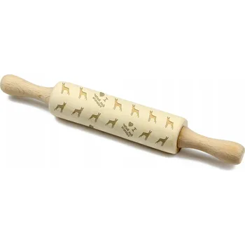 Váleček na těsto Gos Rater Valencià, Valenční teriér - malý váleček s motivem psa, váleček na těsto