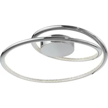 NOVA LUCE stropní svítidlo PLASENCIA chromovaný hliník a akryl LED 27W 230V 3000K IP20 81007201