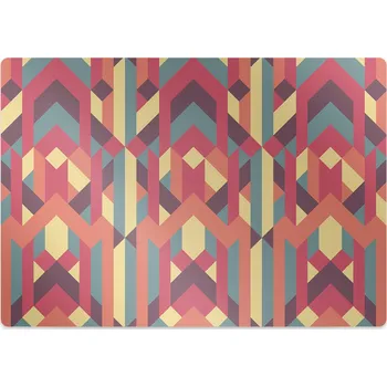 Podložka pod nábytek Ochranná podložka pod židli barevné linky