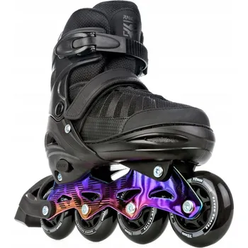 Kolečkové brusle Raven Oxen Neo Chrome ALU EU 34-37 + DÁREK