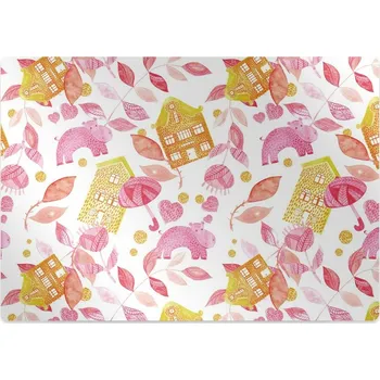 Podložka pod nábytek Ochranná podložka pod židli Hroši