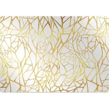 Podložka pod nábytek Ochranná podložka pod židli zlatá ozdoba