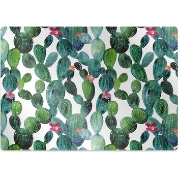 Podložka pod nábytek Ochranná podložka pod židli Kaktus s květinami