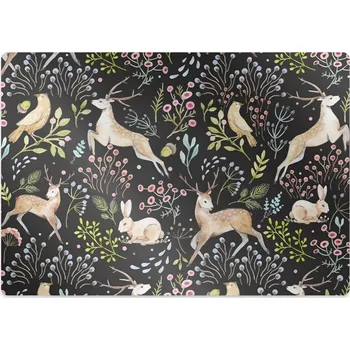 Podložka pod nábytek Podložka pod kolečkovou židli lesní zvěř