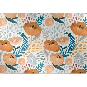 Podložka pod nábytek Podložka pod kancelářskou židli malované vlčí máky