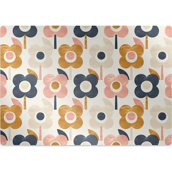 Podložka pod nábytek Podložka pod kolečkovou židli květiny