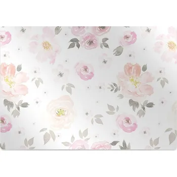 Podložka pod nábytek Podložka pod kancelářskou židli květinový vzor