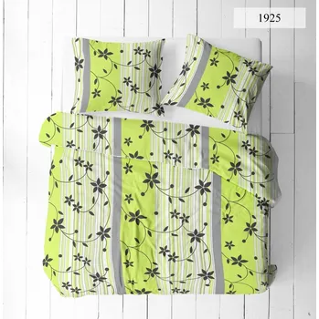 Povlečení Povlečení krep Katarina - zelené 140x200+70x90