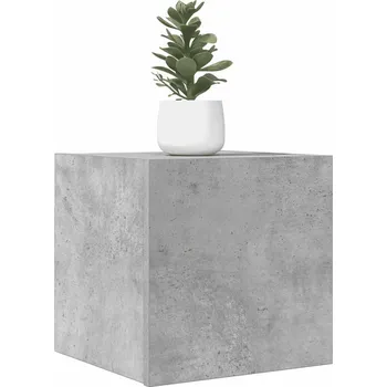 Televizní stolek vidaXL Nástěnné TV skříňky 2 ks betonově šedé 30,5x30x30 cm