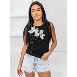 Černé dámské tílko s aplikacií Bolf 96T655 - L/XL