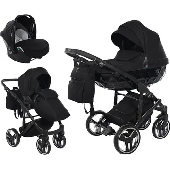 Kočárek Junama Kočárek 3v1 Basic V3 Barva: 3v1 Basic V3-01 Black