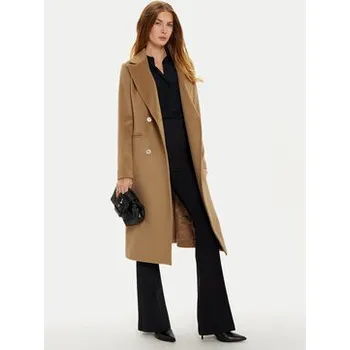 Dámský kabát Marciano Guess Vlněný kabát 4BGL07 7045A Hnědá Regular Fit 46