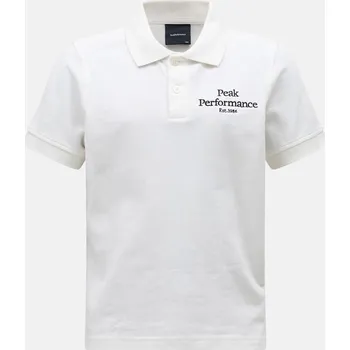 Dívčí košile POLOKOŠILE PEAK PERFORMANCE JR ORIGINAL POLO OFFWHITE