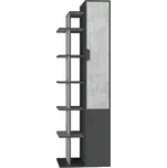 Regál Nano - Meblar Grafit / Enigma 60x195 cm