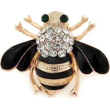 Brož B&J Dámská brož Marrechia bílá One size