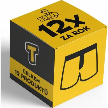 Trenýrky Styx Pánské trenky klasická guma - měsíční roční předplatné XL