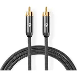 Nedis (HQ) vysoce kvalitní kabel pro subwoofer 1xRCA - 1xRCA 3m CATB24100GY30