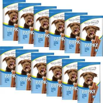 Pamlsek pro psa Akinu PAPKY Tyčky pamlsek pro psy dentální 12 x 4 ks